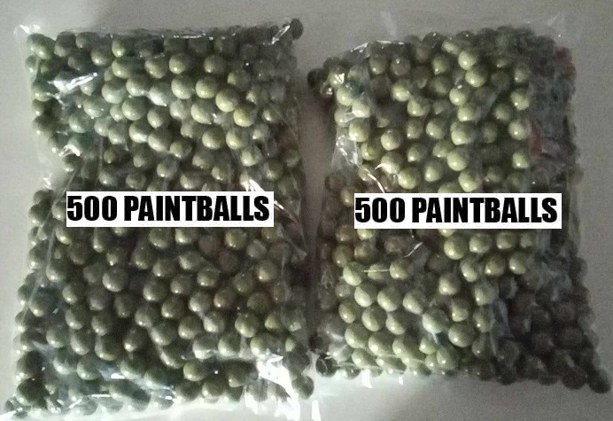 PAINTBALLS 1.000 UNIDADES CAL 68 - *ENVIO GRATIS.